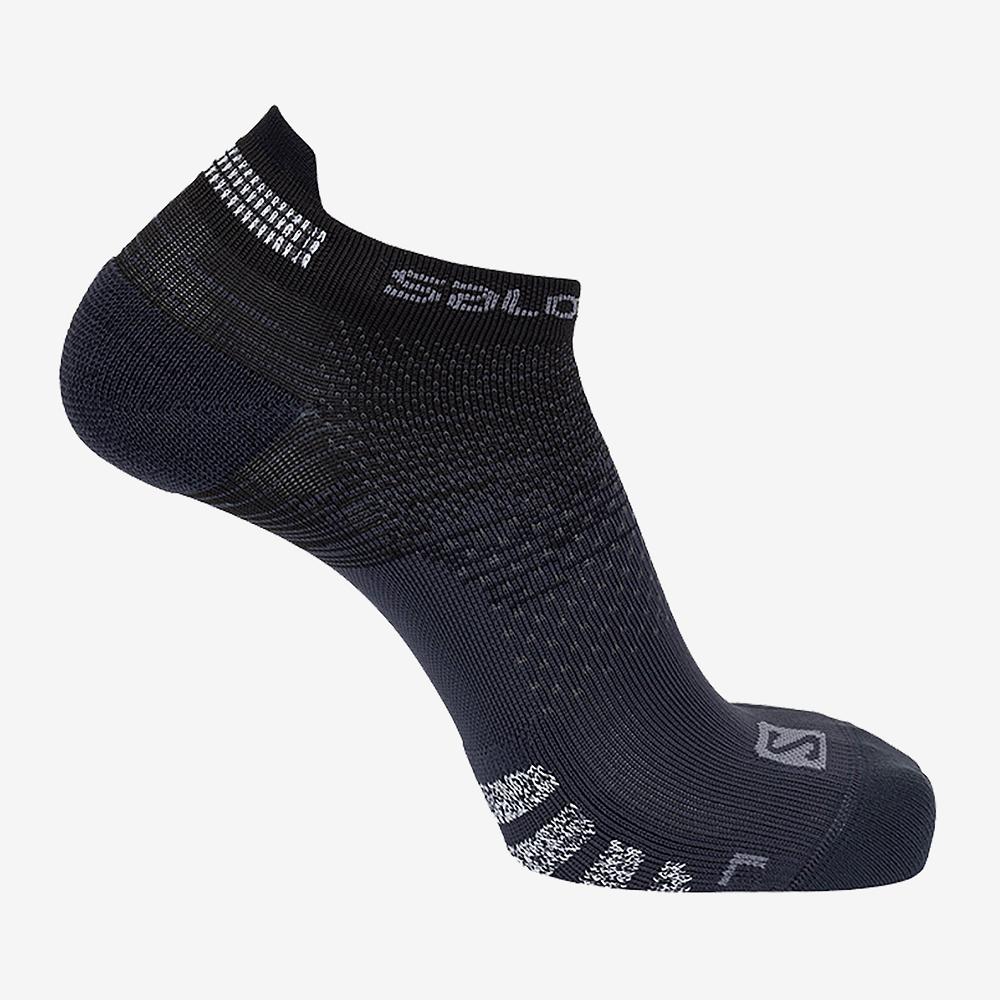 SALOMON PREDICT LOW Philippines - Men's Socks - Black | 472195-KEO